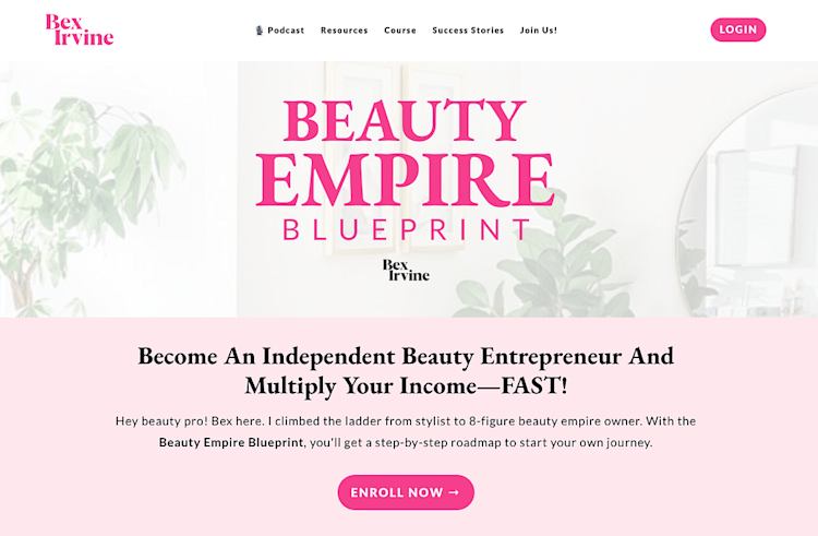 Bex Irvine Beauty Empire Blueprint 