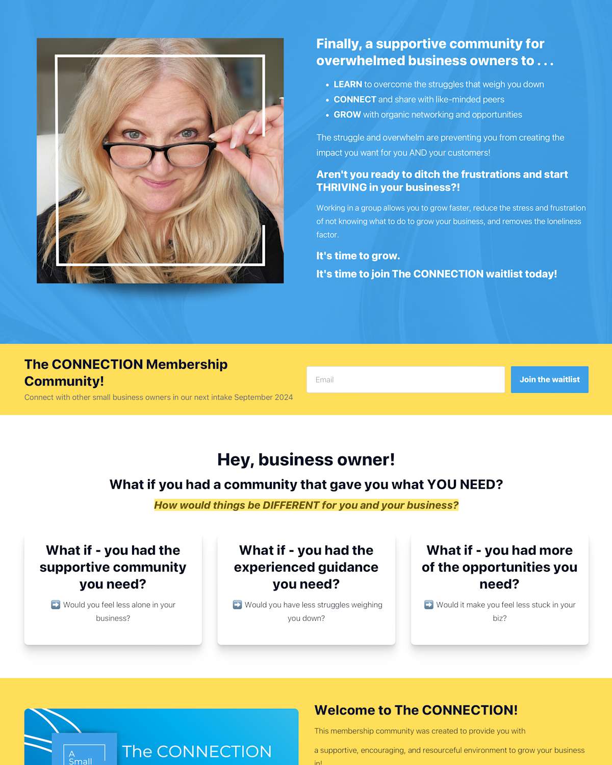 Landing page screenshot 2