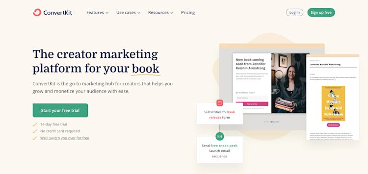 ConvertKit Home