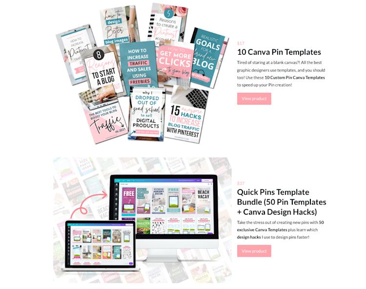 Online business ideas sell canva templates