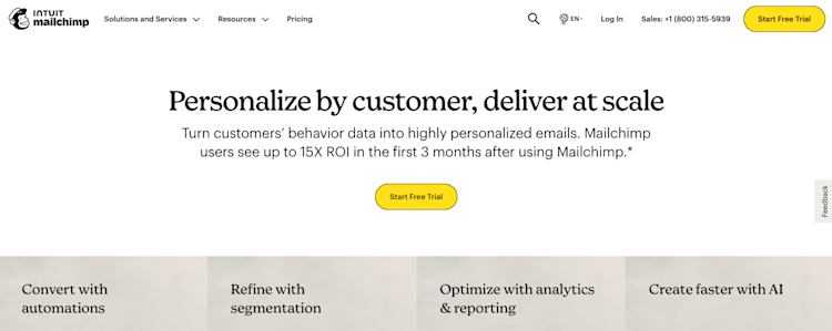 Mailchimp Home