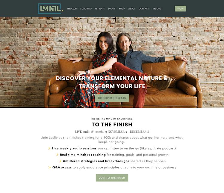LMNTL homepage