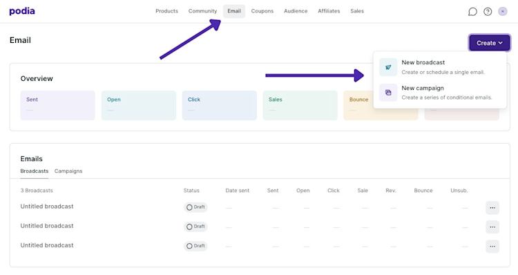 5 proven ways to build your email list fast: Podia tutorial